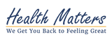 The Health Matters: Nelson D. Bulmash, DC Logo for the scrolling header of the website